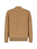 BOSS merino-wool sweater with zipper neck