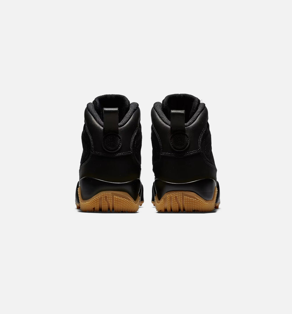 Air Jordan 9 Retro Boot Men's Lifestyle Boot - Black/Black/Gum Light Brown
