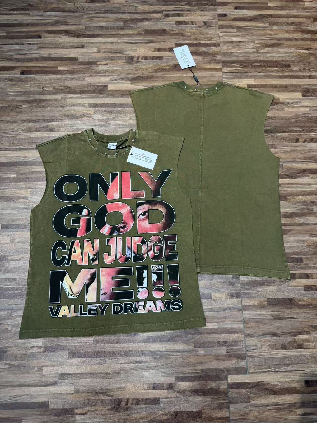 VALLEY Only God Can Judge Me Sleeveless T-Shirt